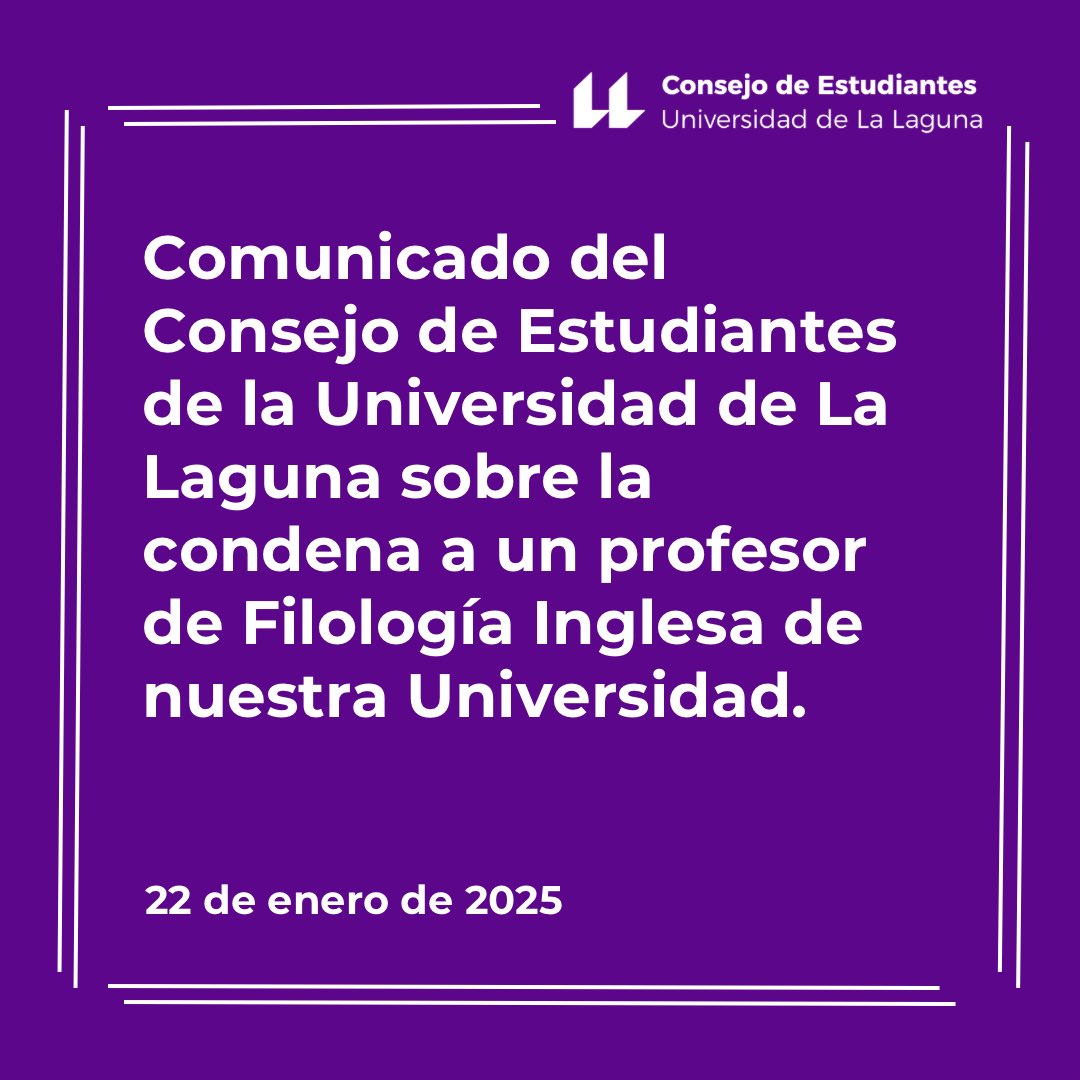 Consejo de Estudiantes ULL tweet media