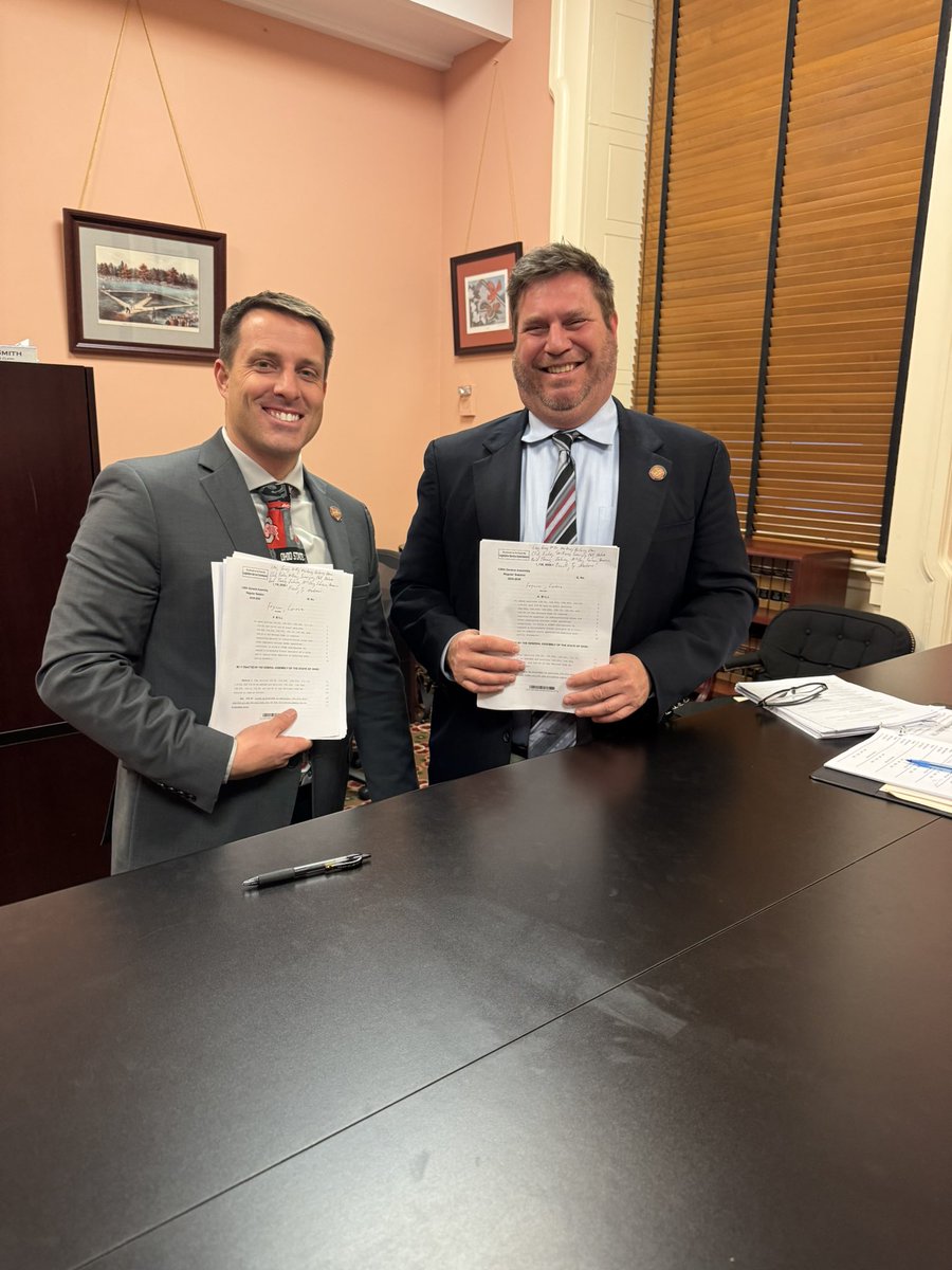 ronfergusonohio's tweet photo. Today @lorenzforohio and I filed the Ohio REINS Act. Shoutout to @RandPaul and @RepKatCammack for a great blueprint! https://t.co/DFxQOy9jlA