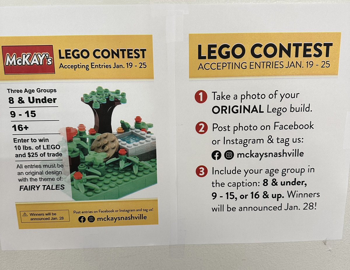 Got Legos at home? Enter this contest!