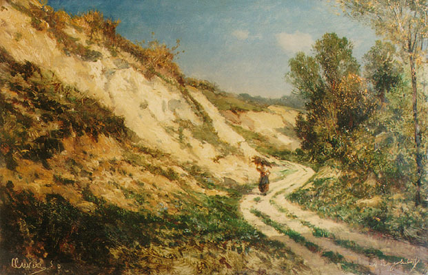 Овер. Песчаный обрыв. (Франция) ogis.sgu.ru/ogis/katalog/c…