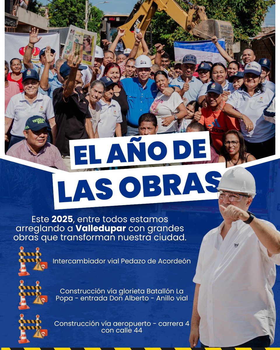 ErnestoOrozcoD's tweet photo. 2025 El años de las grandes obras. https://t.co/fNCTDKUYVt