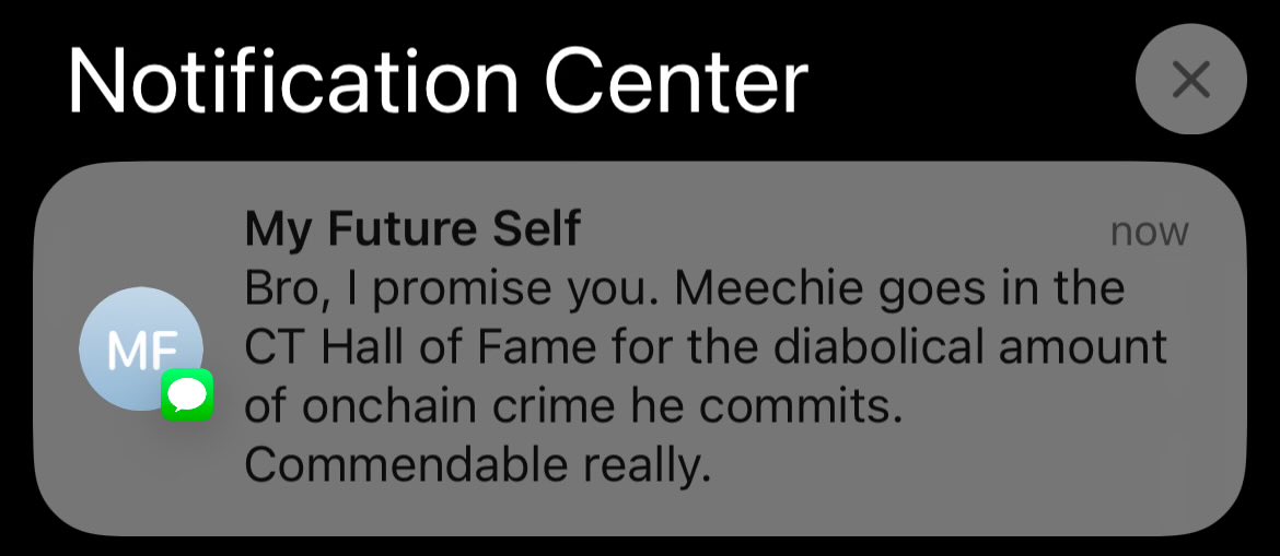 My Future Self tweet media