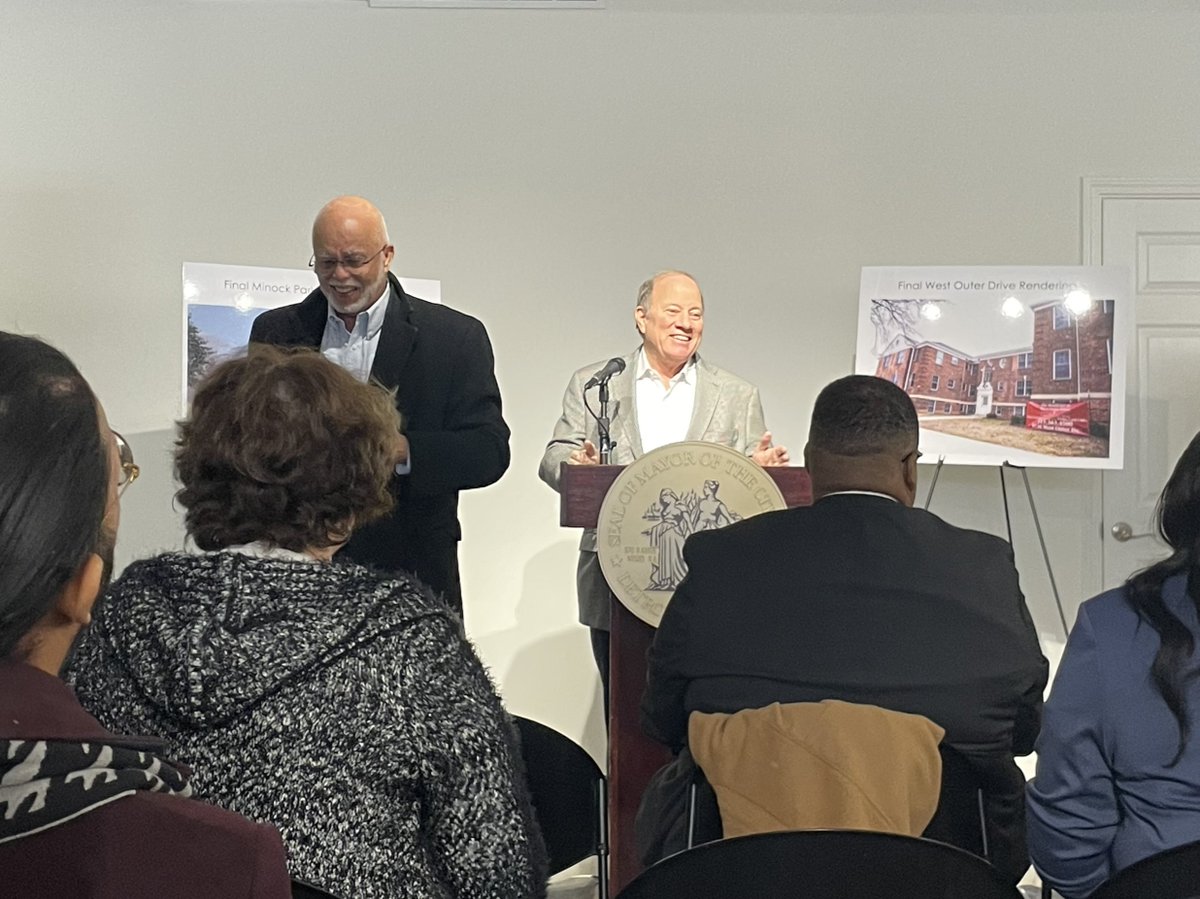 FSPArchitects1's tweet image. 🎉 Big news in Grandmont-Rosedale! Today, we broke ground on Minock Park Place—a 4-story project with retail space + 42 affordable senior housing units. Congratulations to our partners: @GRDC_DETROIT, @Cinnaire, and Ethos Development Partners for bringing this vision to life. 👏