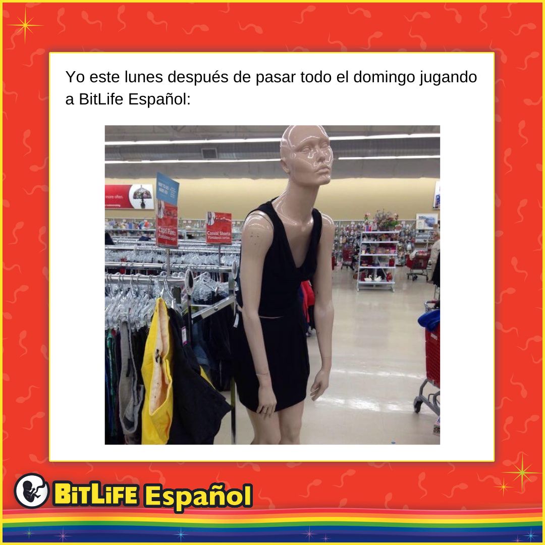 BitLife_ES's tweet photo. ¡Buenos días! ¿Qué tal el fin de semana? Por aquí fue con un montón de BitLife Español
#bitlifeespanol #memes #memesespañol #bitlifees https://t.co/mDBQisThT4