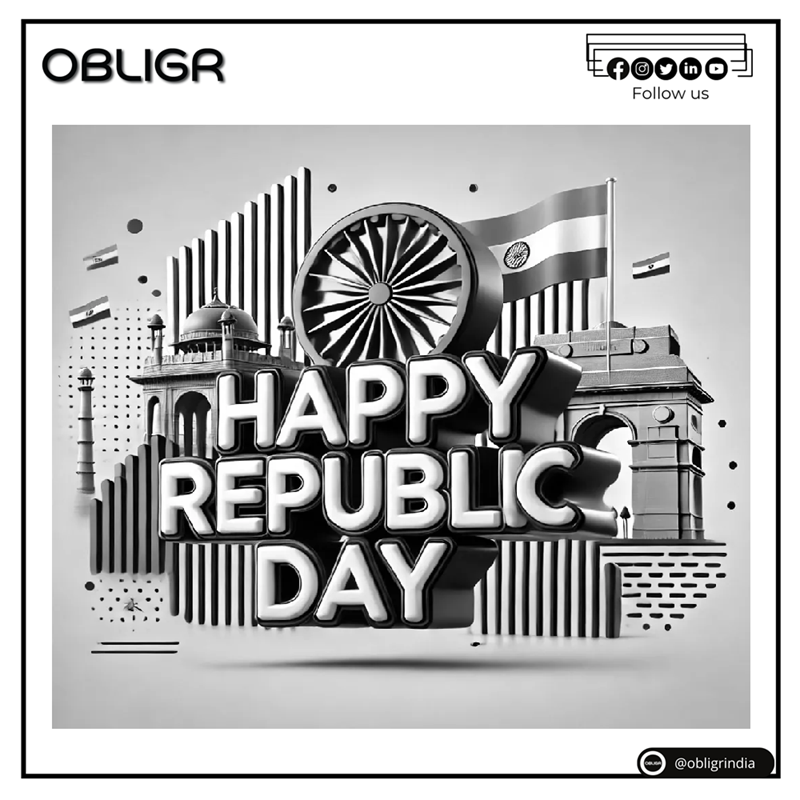 obligrr's tweet photo. Happy Republic Day 2025 From Team Obligr™

#republicday2025 #happyrepublicday #indiarepublicday #republicday https://t.co/aKv6YGOiYz