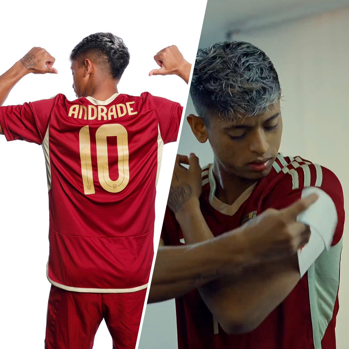 💥¡CON LA 10 y LA CINTA!💥

Kervin ‘Tuti’ Andrade liderará a esta generación sub 20 en el sudamericano.

¡Vamos! ⚽️🇻🇪