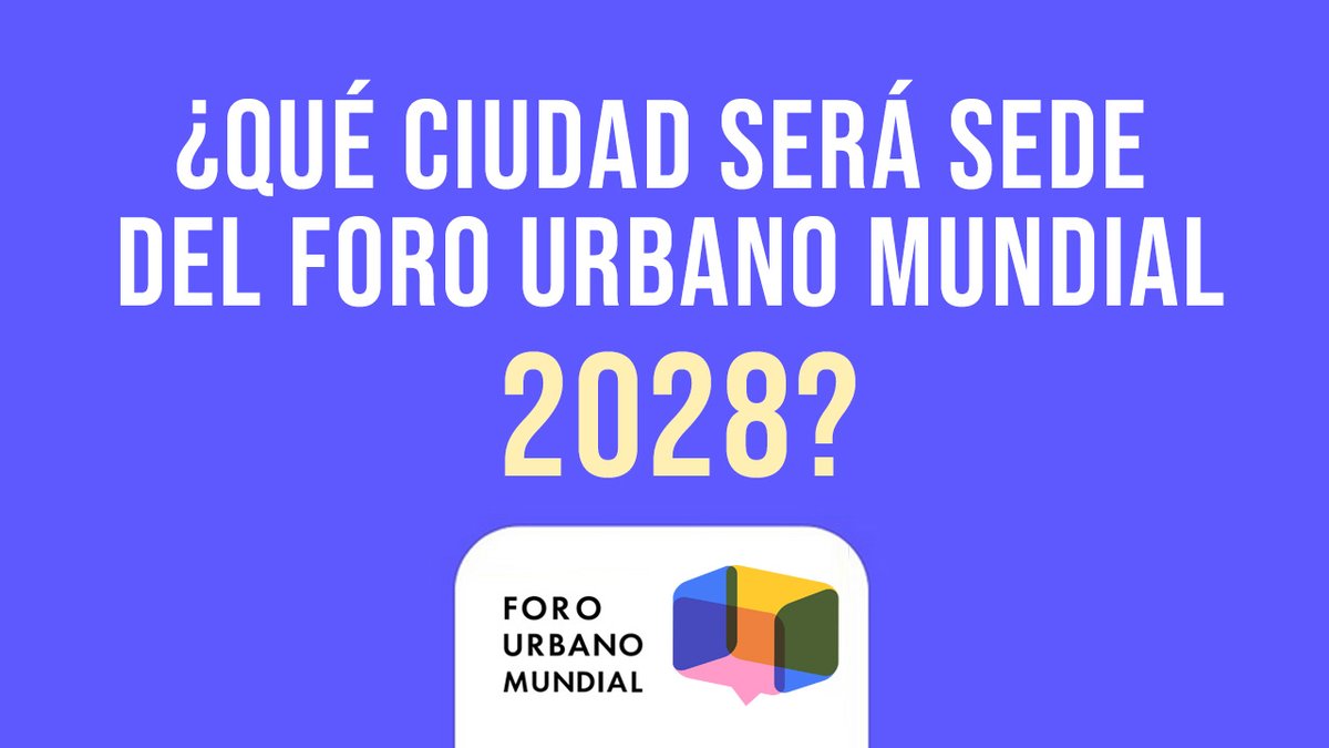 Invitamos a ciudades de todo el mundo a participar en la convocatoria para convertirse en sede del #ForoUrbanoMundial #WUF14 en 2028. 
✅Aquí toda la información onu-habitat.org/index.php/onu-…