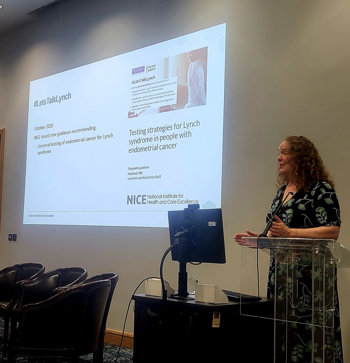 Úna McMenamin (@unamcmenamin) on Twitter photo Fantastic talk by <a href="/ProfEmmaCrosbie/">Emma Crosbie</a> from <a href="/OfficialUoM/">The University of Manchester</a> on her hugely impactful research that led to universal #Lynch syndrome testing in patients diagnosed with #womb cancer, today at the Prof Liam Murray Cancer Epidemiology Symposium <a href="/CPH_QUB/">QUB Public Health</a> <a href="/QUBelfast/">Queen's University Belfast 🎓</a> Fantastic talk by <a href="/ProfEmmaCrosbie/">Emma Crosbie</a> from <a href="/OfficialUoM/">The University of Manchester</a> on her hugely impactful research that led to universal #Lynch syndrome testing in patients diagnosed with #womb cancer, today at the Prof Liam Murray Cancer Epidemiology Symposium <a href="/CPH_QUB/">QUB Public Health</a> <a href="/QUBelfast/">Queen's University Belfast 🎓</a>