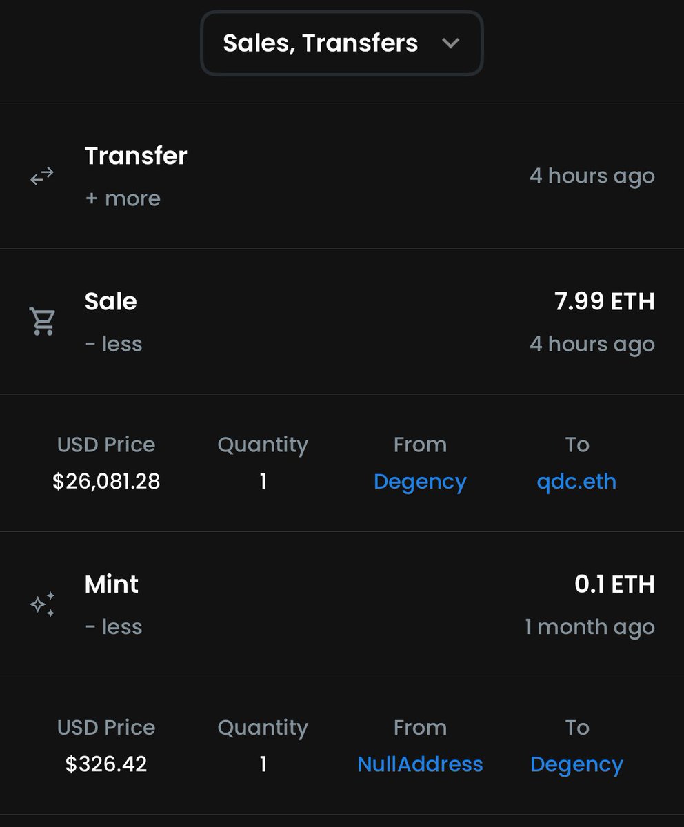 Sold 1 @_kaitoai Genesis NFT 

Minted for $300. Sold for $25k. (83.33x)

💚 Never Stop Clicking 💚