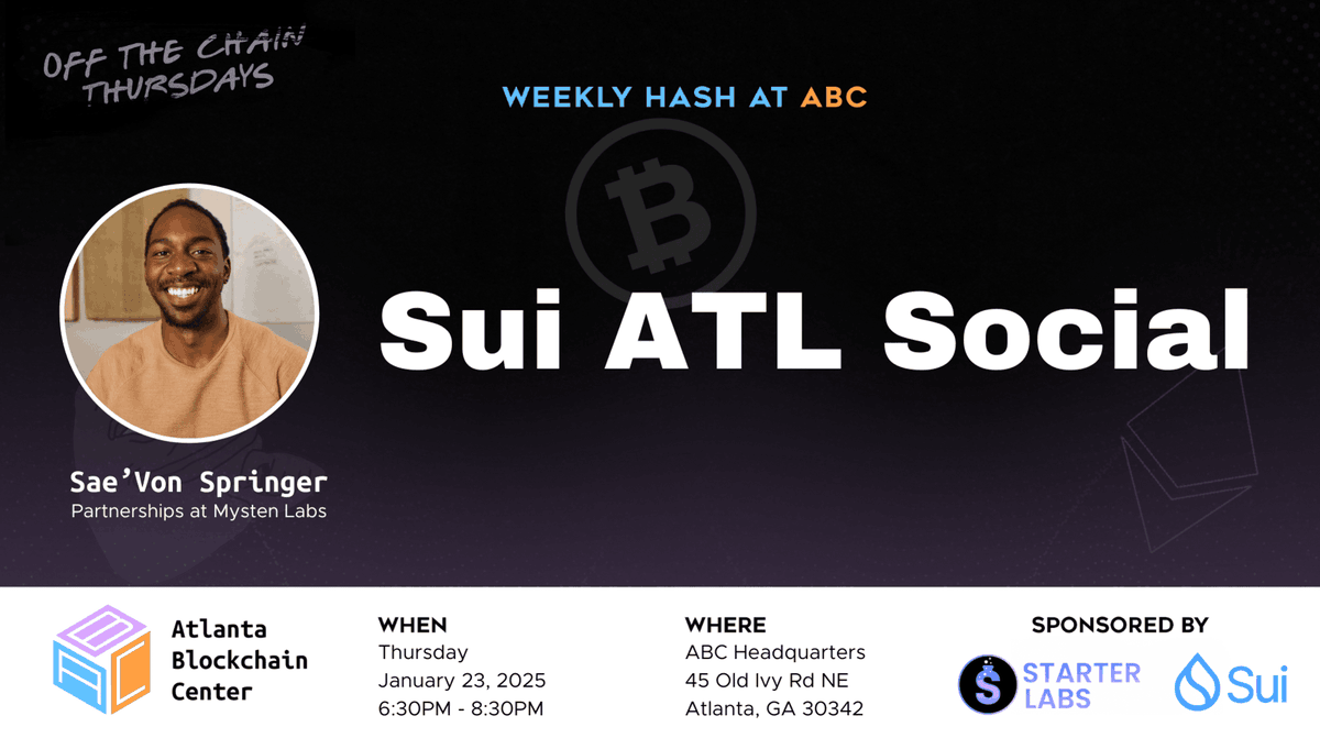 Atlanta Blockchain Center tweet media