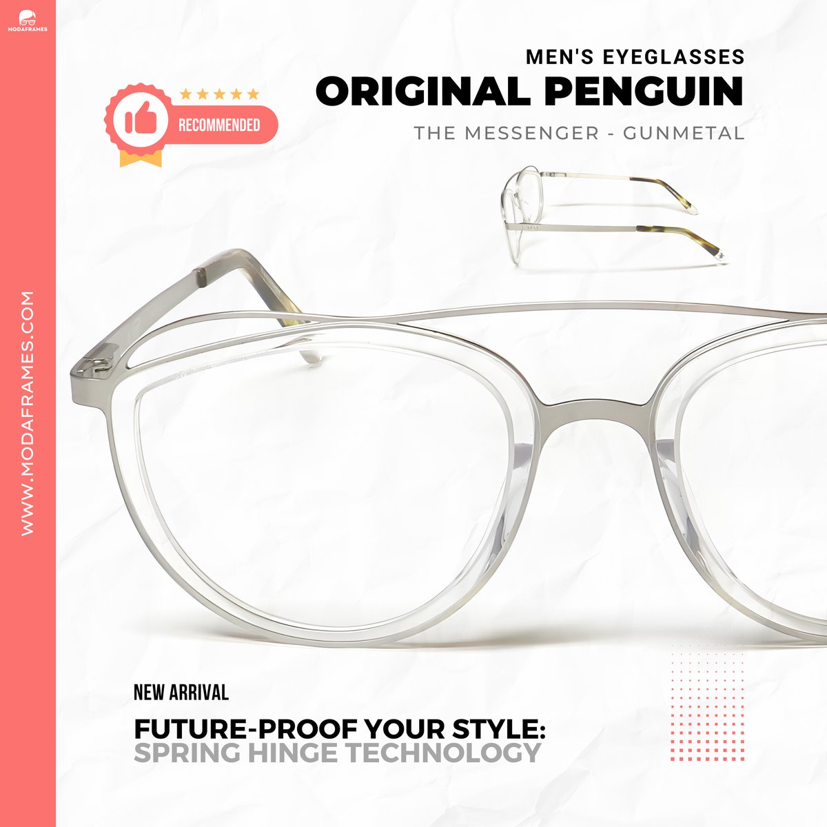 ModaFrames's tweet image. 🔥 STEAL ALERT: Designer frames that won&apos;t rob your wallet!

Just dropped: Original Penguin Messenger frames in sleek gunmetal. Normally $120, now just $59.80! 

These babies are selling faster than concert tickets! 🎸

👉 modaframes.com/products/origi…

#EyewearStyle #ModaFrames
