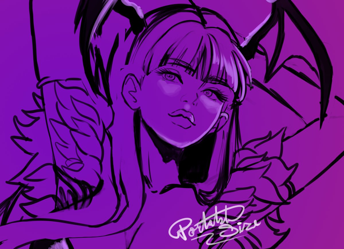 portablesizeart's tweet photo. Morrigan WIP

#art #artist #fanart #darkstalkers #morrigan #digitalart #illustration #sketch https://t.co/UPbX8m9ocS