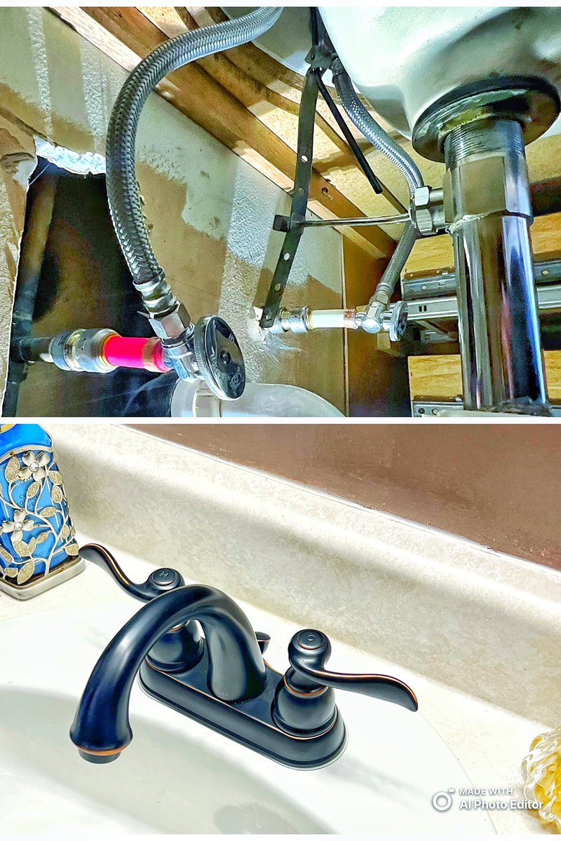Newson242's tweet image. #myproject changed #faucet in master #bathroom #2025