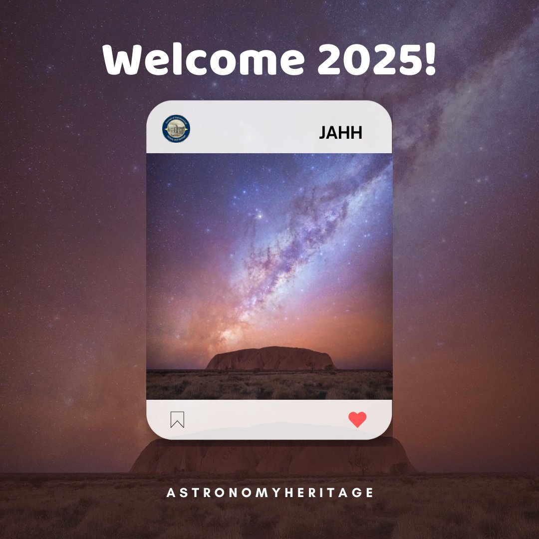 ✨ Welcome, 2025! ✨
From Cultural Astronomy and Archaeoastronomy to Radio Astronomy, Astrophysics, and Space Exploration, this year brings new opportunities to connect humanity with the cosmos. 🌌 Let’s make it a year of discovery and wonder! 
#Astronomy #SpaceScience #Cosmos
