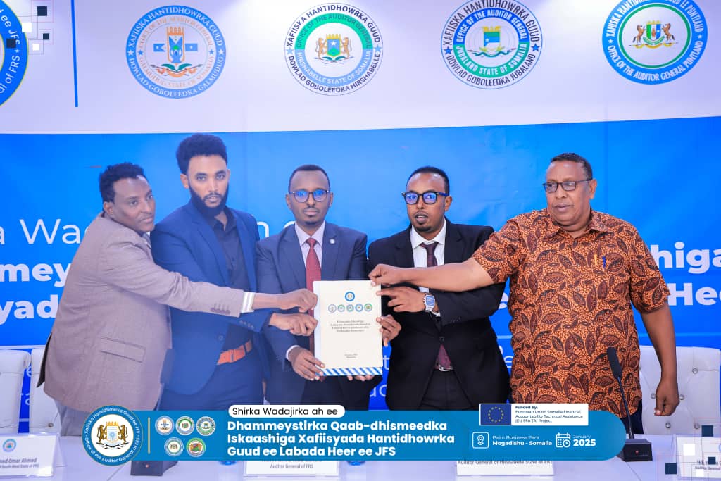 swssoag's tweet image. Today @AIGutale concluded a joint review meeting aimed at establishing a collaboration framework to strengthen and harmonize federal-state level audits across Somalia.
@swssoag 
@oagsomalia 
@AIGutale