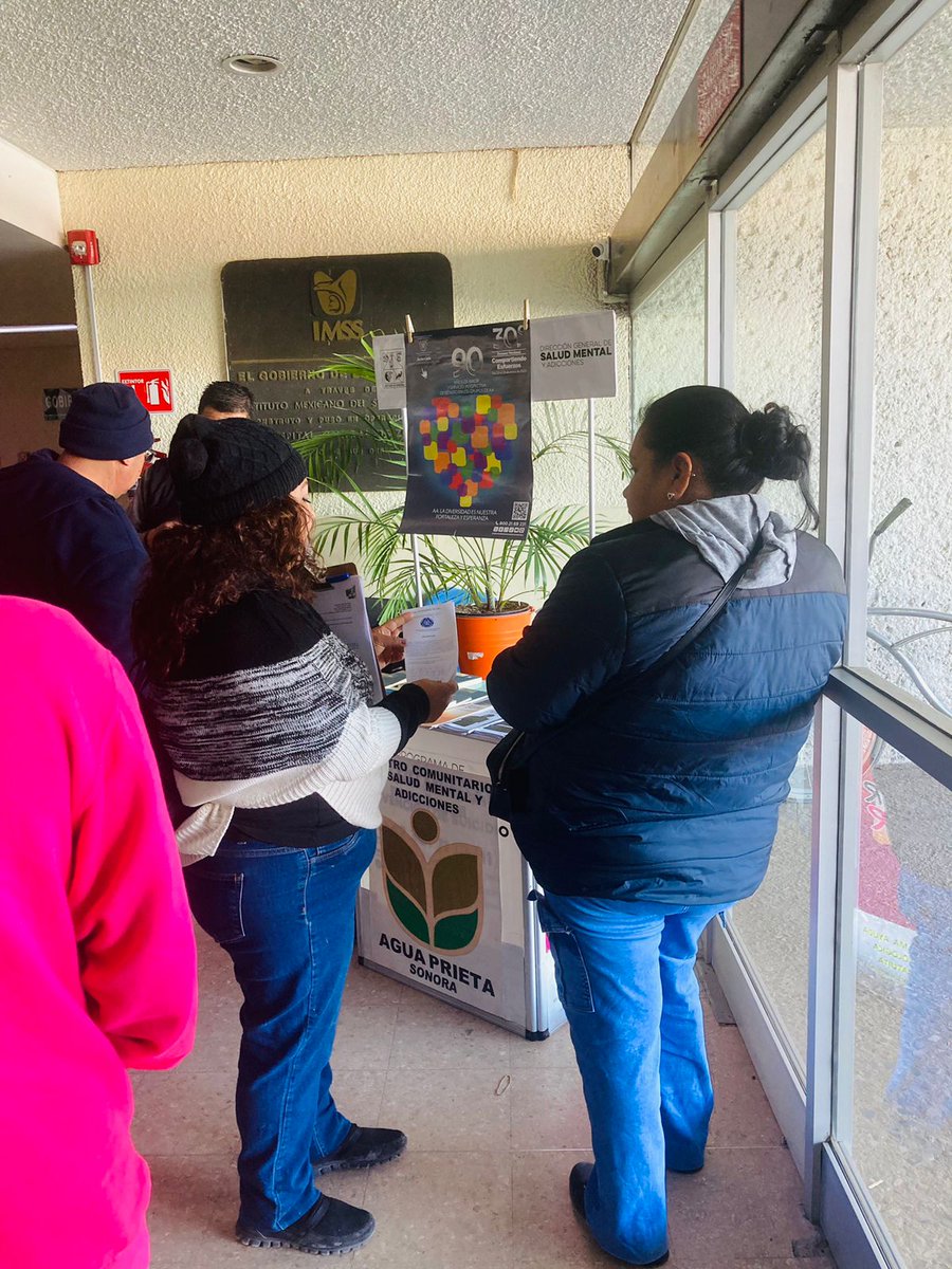 UPrieta's tweet photo. 📍 CECOSAMA Agua Prieta 
✅Lugar: C H G Z #12 IMSS  
✅Actividad: Modulo Informativo de la "30 Semana compartiendo esfuerzos del 20 al 26 de enero 2025"  
✅Fecha: 22/01/2025 
#semanadecompartiendoesfuerzos #AA https://t.co/Xc9vg4Z21b