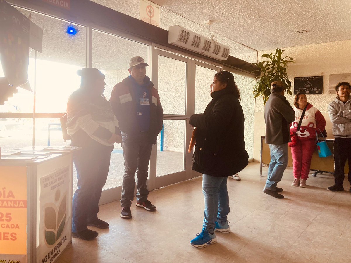 UPrieta's tweet photo. 📍 CECOSAMA Agua Prieta 
✅Lugar: C H G Z #12 IMSS  
✅Actividad: Modulo Informativo de la "30 Semana compartiendo esfuerzos del 20 al 26 de enero 2025"  
✅Fecha: 22/01/2025 
#semanadecompartiendoesfuerzos #AA https://t.co/Xc9vg4Z21b
