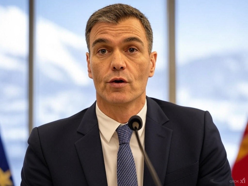 SrLiberal's tweet photo. Dear @elonmusk 

Today the socialist President Pedro Sánchez attacked you from the Davos rostrum saying that you are a danger to democracies and that we must put an end to social networks like X because there are anonymous users like me who question his political corruption and the corruption of his wife, his brother and his political environment