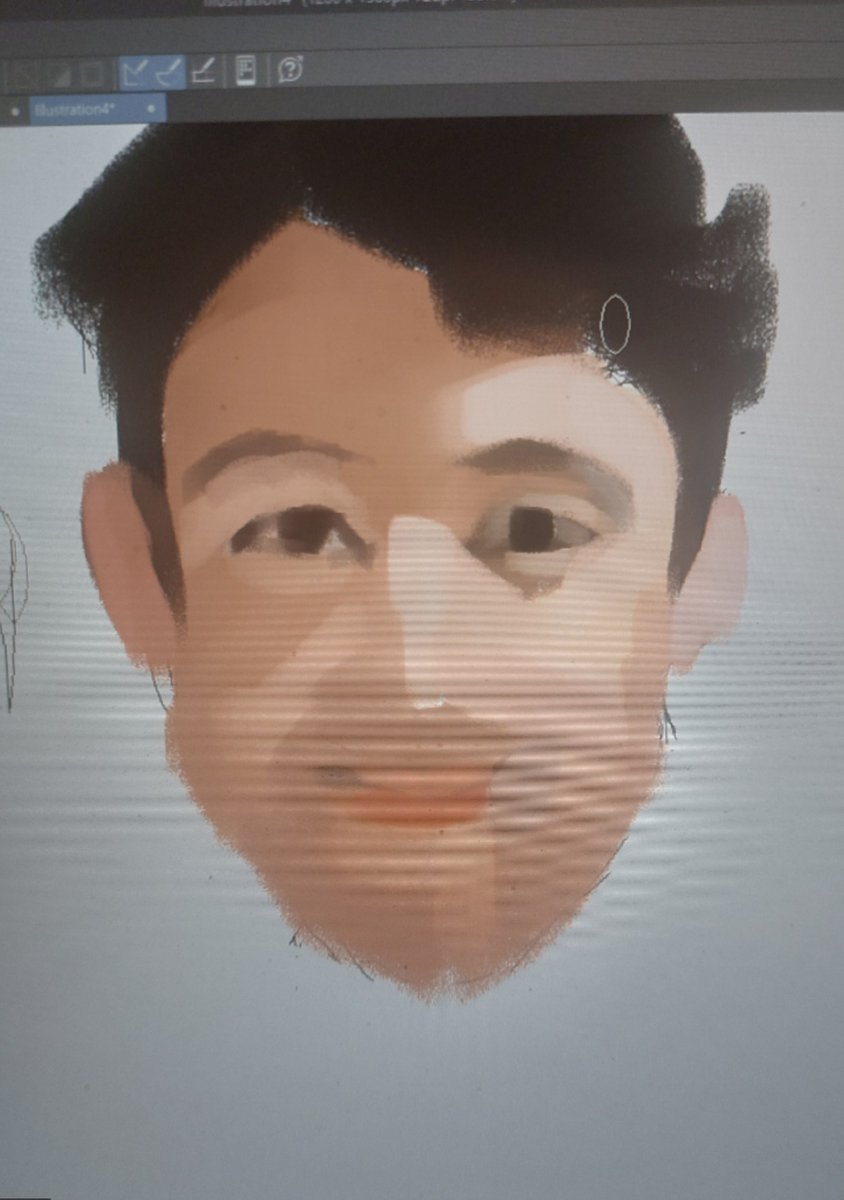 wonderberrie5's tweet photo. why r clip studio pastels so chunky so good anyways this is my sleep paralysis demon https://t.co/atroALfeio