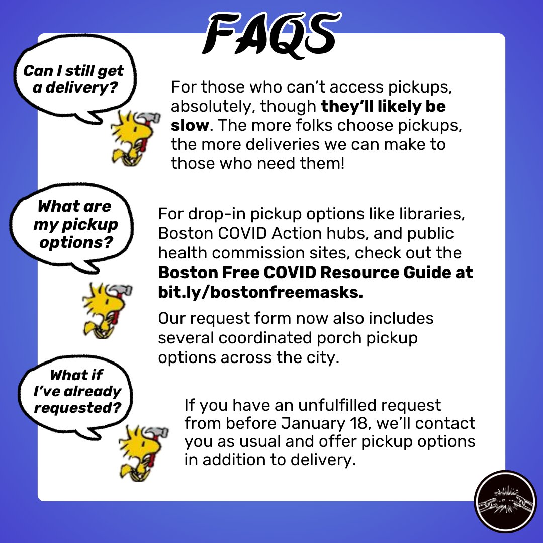 BosCovidAction's tweet photo. The new request form as well as our Substack newsletter discussing these changes are linked in our bio. Please be patient with us as we navigate  this together. We appreciate all of the support our community as shown  us which makes it possible for us to keep doing this work 😷❤️ https://t.co/UPZ2pFuQdl