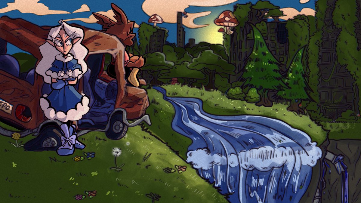 chubledoobles's tweet photo. Sightseeing :]
#teamfang #postapocalypse #landscape #art https://t.co/ol6pNuh1sc