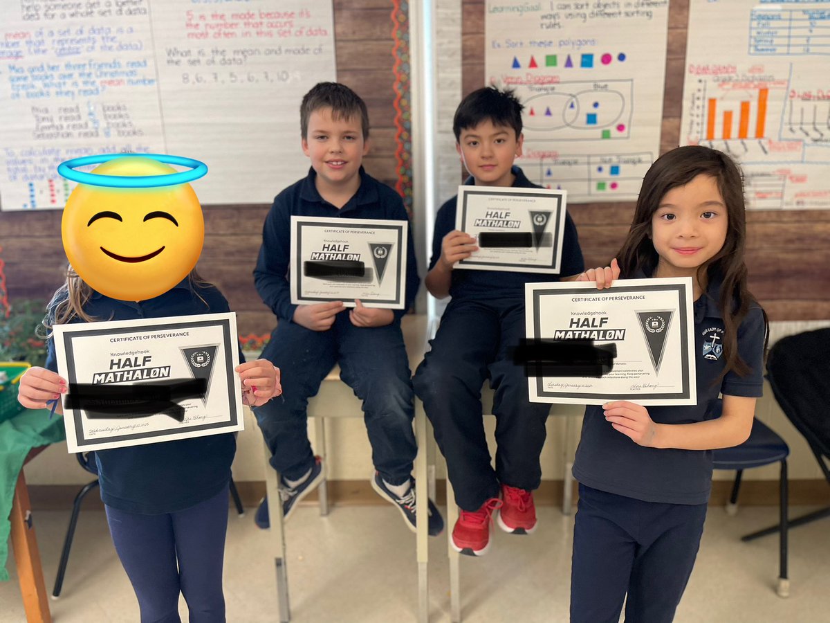 Congratulations to these students on achieving Half-Mathalon on <a href="/knowledgehook/">Knowledgehook</a> !👏 <a href="/OLPhcdsb/">Our Lady of Peace</a> <a href="/HCDSB/">Halton Catholic DSB</a>