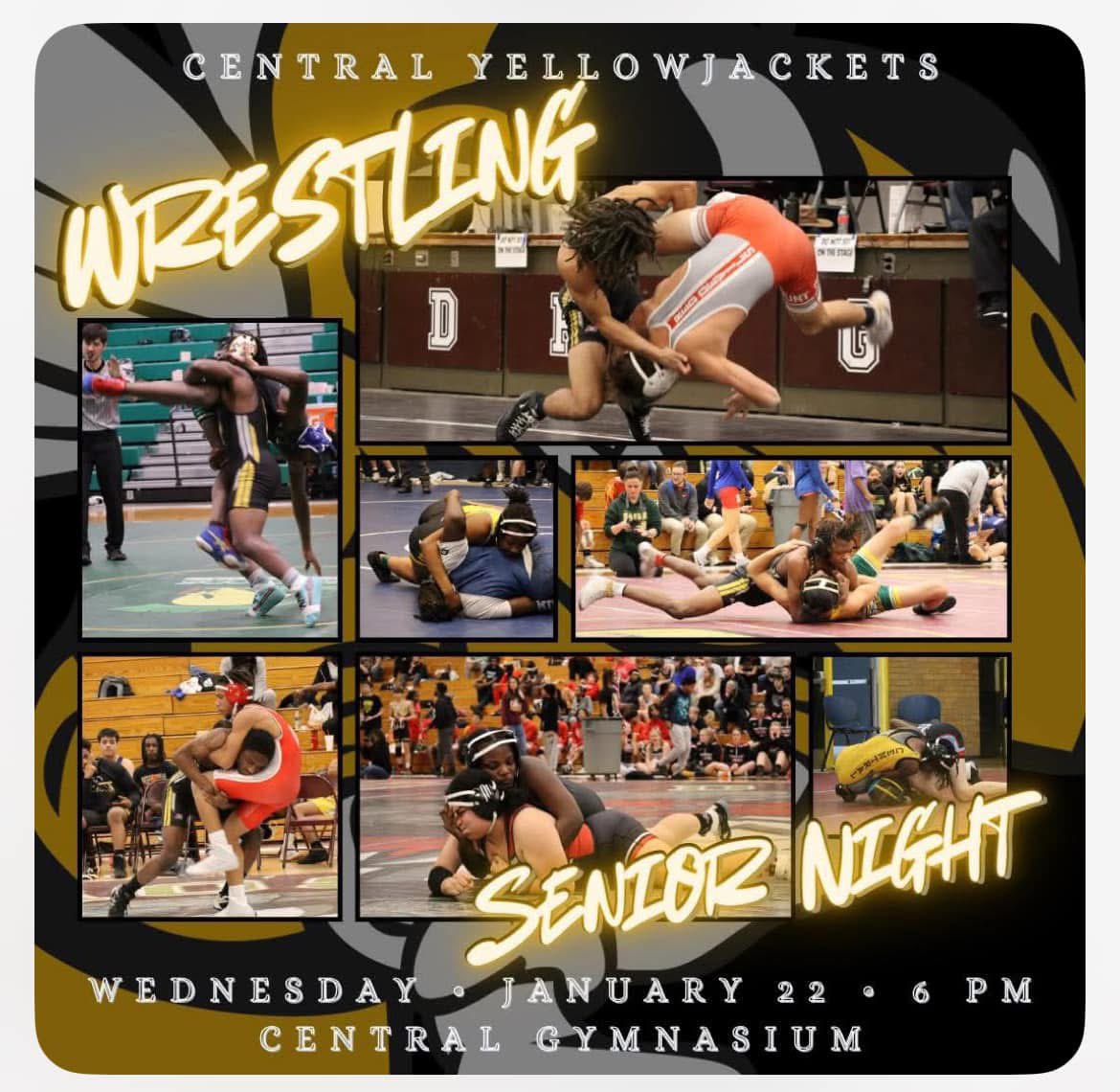 loucentralsport's tweet photo. ‼️ Match Day ‼️ 🐝 Senior Night 🐝
Come on out tonight to see what the buzz is about and support our Seniors as they will compete one last time in our historic (renovated) gymnasium.
Festivities begin @ 6pm. #CentralPride https://t.co/e7vUoVGCDm