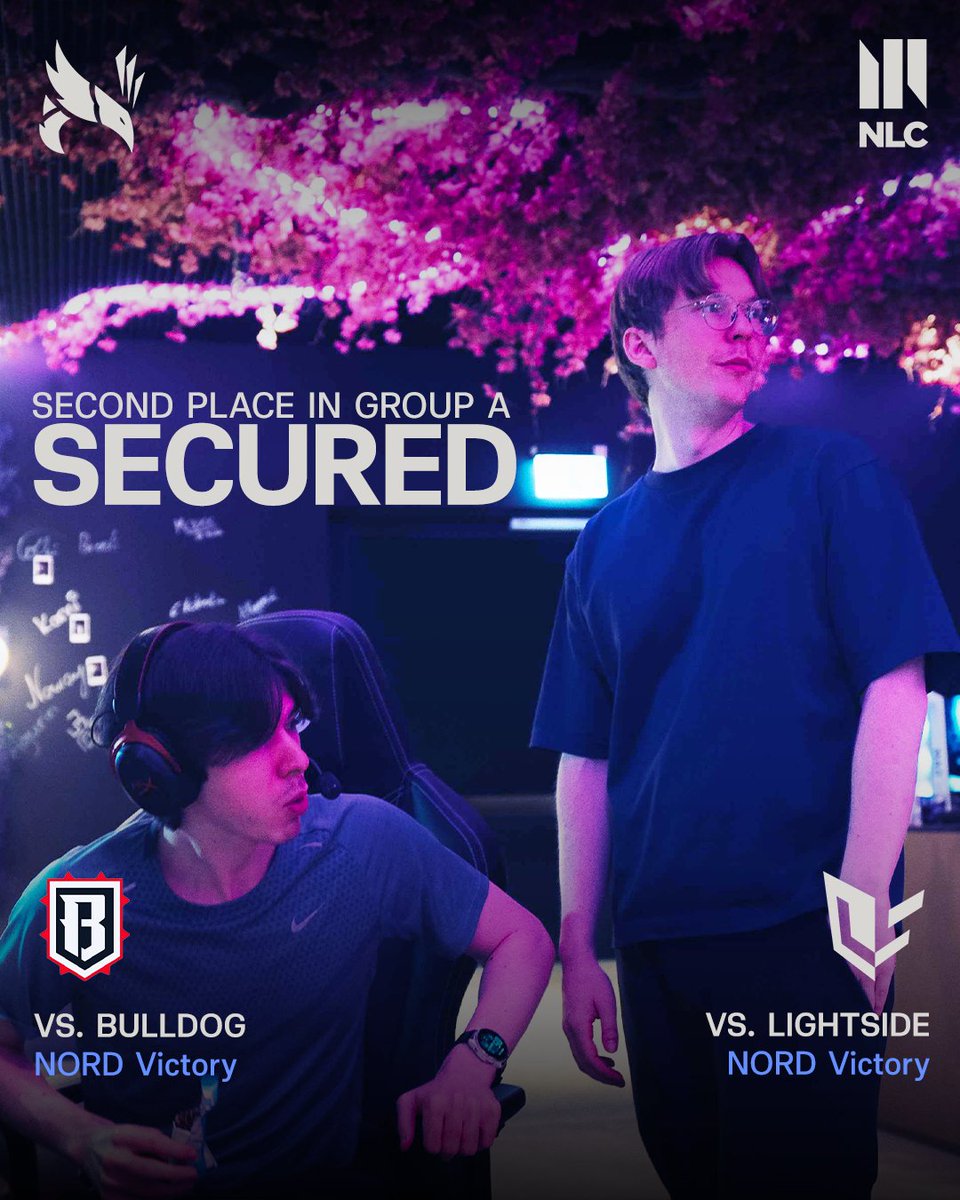 NORD Esports (@nordesports) on Twitter photo It's a good day to be a NORD fan!
We end the Seeding stage on a 3 game win streak and secure second place in our Group!
GGWP <a href="/_BulldogEsports/">Bulldog Esports</a> & <a href="/LightsideSWE/">Lundqvist Lightside</a>
Playoffs next 😎 #ForTheNorth It's a good day to be a NORD fan!
We end the Seeding stage on a 3 game win streak and secure second place in our Group!
GGWP <a href="/_BulldogEsports/">Bulldog Esports</a> & <a href="/LightsideSWE/">Lundqvist Lightside</a>
Playoffs next 😎 #ForTheNorth