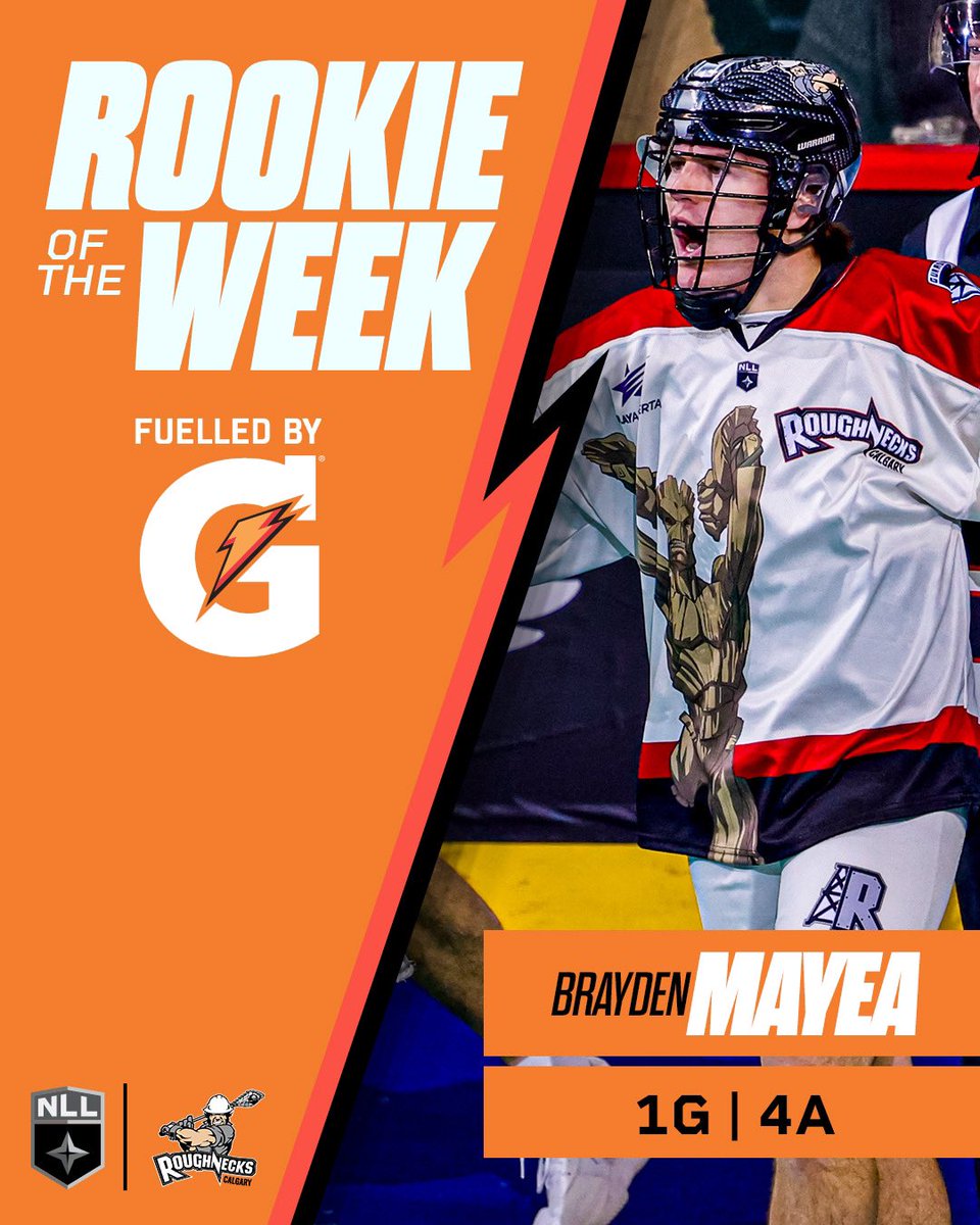 NLL's tweet photo. Your Week 8 Player and Rookie of the Week are in!

Presented by Gatorade Canada ⚡️ https://t.co/xaT5ZWqSfF
