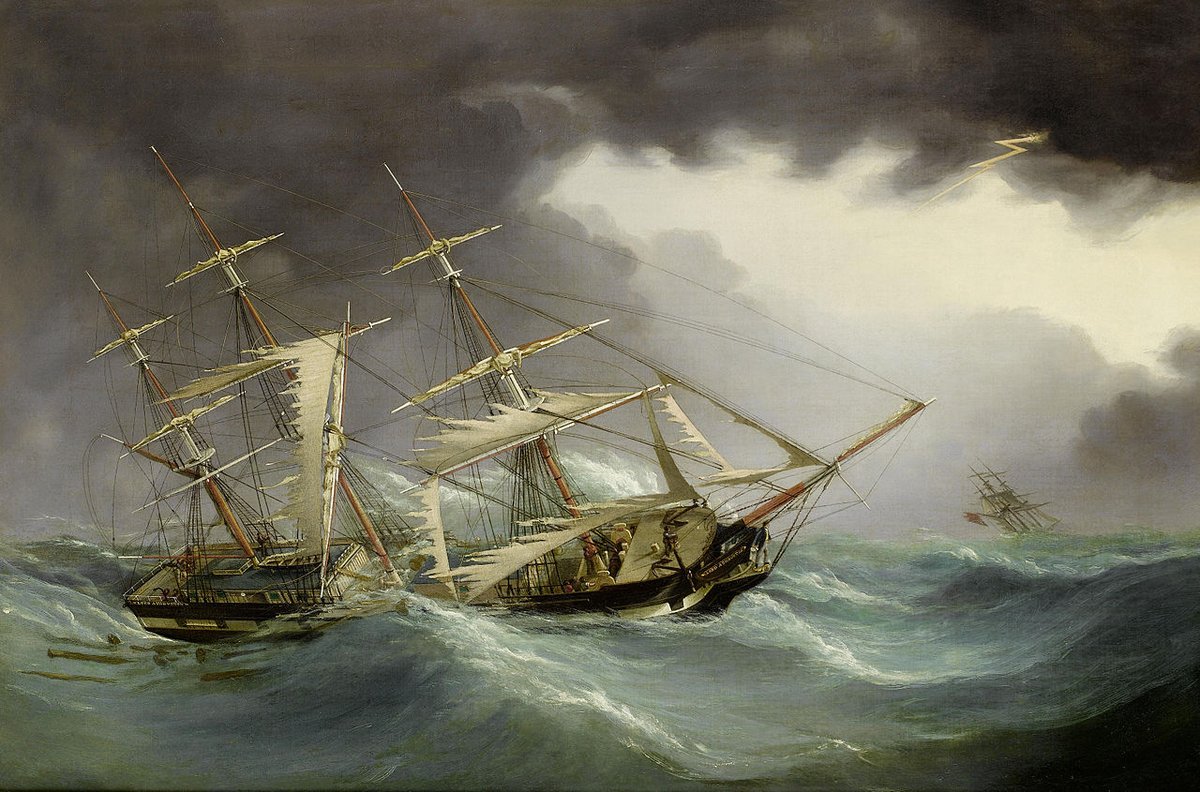 AtlProvHistory's tweet photo. On January 19, 1857 at Grand Manan Island while en route from Toulon to Saint John, New Brunswick, the merchant vessel The Lord Ashburton, was wrecked in a nor'easter on Grand Manan Island in the southern part of the province.

#TheLordAshburton

https://t.co/9rHImpDMxM https://t.co/0y1sBltgap