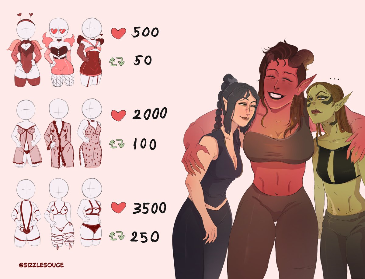 sizzlesouce's tweet image. Valentine's day on the horizon 💘

#BaldursGate3