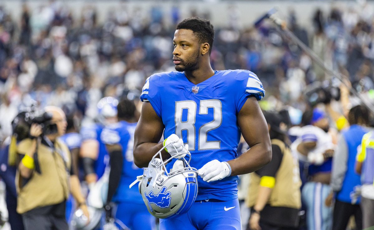 PJ Johnson (@pjnewsman) on Twitter photo The pride of Big Stone
<a href="/j_mitch82/">James Mitchell</a> is moving on.
The 25 year old has signed a futures deal with <a href="/Panthers/">Carolina Panthers</a>. Mitchell was a former fifth-round pick of the Lions.
The 6-foot-4, 246-pound Virginia Tech product has appeared in 30 games in three seasons, with 13 catches for 141 yards The pride of Big Stone
<a href="/j_mitch82/">James Mitchell</a> is moving on.
The 25 year old has signed a futures deal with <a href="/Panthers/">Carolina Panthers</a>. Mitchell was a former fifth-round pick of the Lions.
The 6-foot-4, 246-pound Virginia Tech product has appeared in 30 games in three seasons, with 13 catches for 141 yards