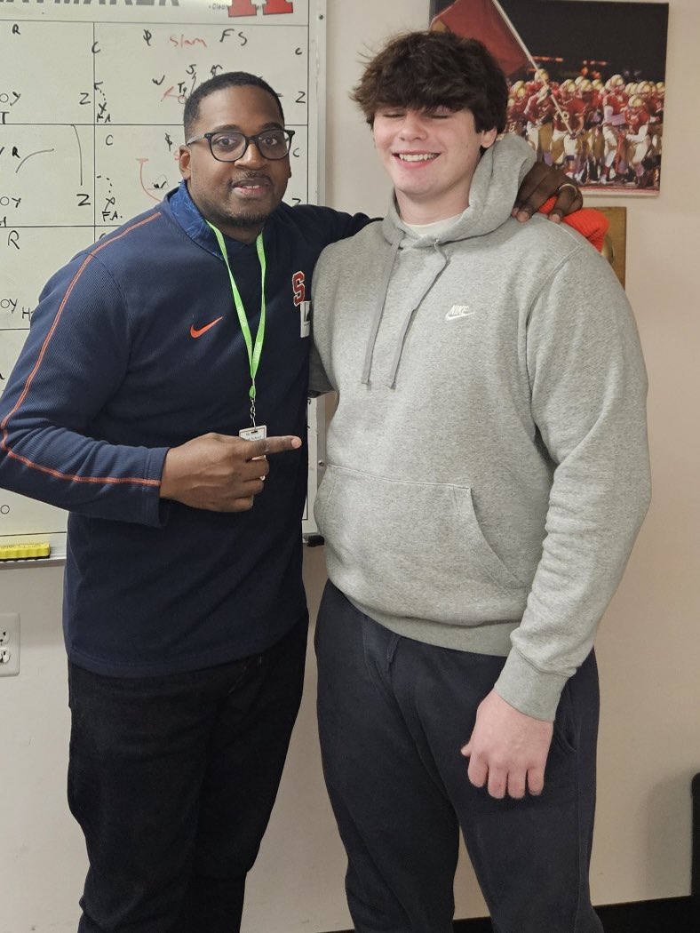 Mount Olive Football Marauders (@mohsfootballnj) on Twitter photo Thanks Coach Thompson from <a href="/CuseFootball/">Syracuse Football</a> for stopping by.
<a href="/OConnorMOFB/">Brian OConnor</a> <a href="/MOHSMarauders/">Mount Olive Marauders Athletics</a> <a href="/JamesGiammanco/">James Giammanco</a> Thanks Coach Thompson from <a href="/CuseFootball/">Syracuse Football</a> for stopping by.
<a href="/OConnorMOFB/">Brian OConnor</a> <a href="/MOHSMarauders/">Mount Olive Marauders Athletics</a> <a href="/JamesGiammanco/">James Giammanco</a>