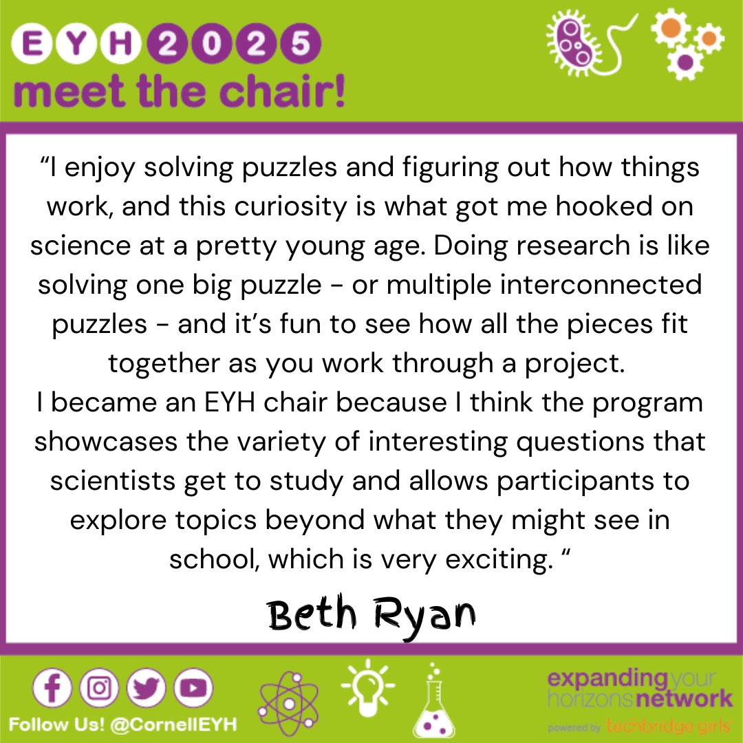 Expanding Your Horizons at Cornell tweet media