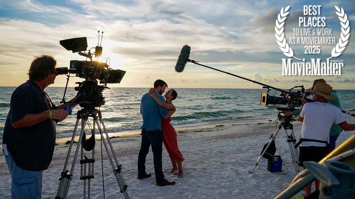 FilmStPeteClear's tweet photo. #BREAKING: The St. Pete-Clearwater area is once again named one of the Best Places to Live and Work as a Moviemaker in 2025! 🎬🏆 (1/2) https://t.co/JiwAhIyZeU
