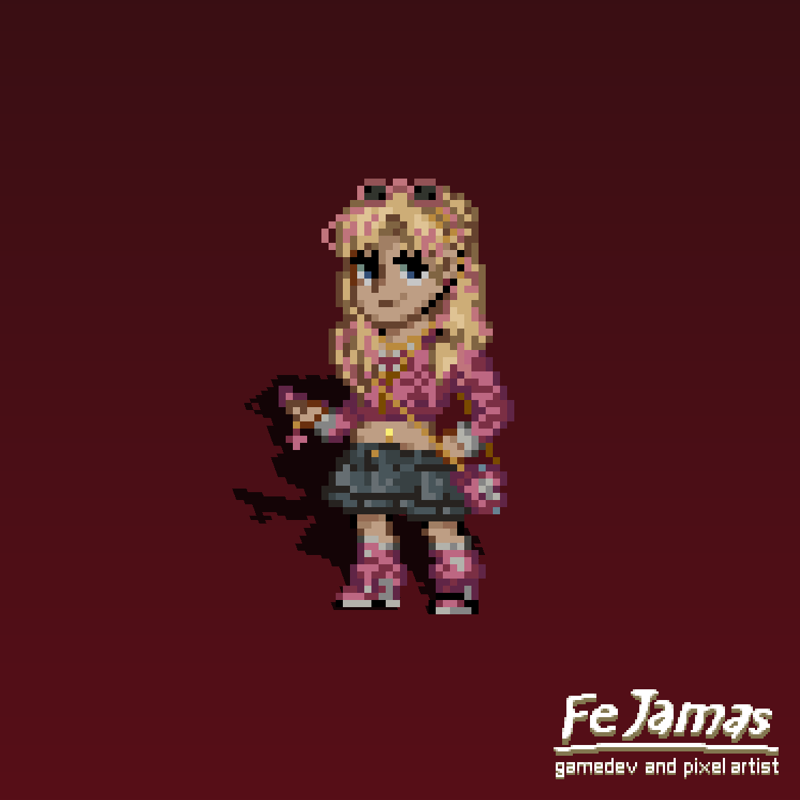 FeJamasArt's tweet photo. Melissa Trovi no estilo de Enigma do Medo
#pixelart #NatalMacabro #OrdemParanormal #EnigmaDoMedo https://t.co/hKbGaDVx02