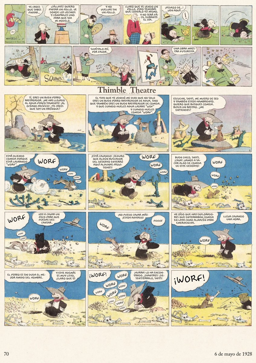 THEREALROLOISME's tweet photo. «Thimble Theater»: el cómic de E.C. Segar que entretiene 100 años después de su creación. Diábolo Ediciones.
https://t.co/399p856QmB
#castoroyl #diáboloediciones #ECSegar #hamgravy #Olivia #paulctumey #popeye #thimbletheatre @Diabolocomics @LHMagazin https://t.co/mzNX2vuEvZ