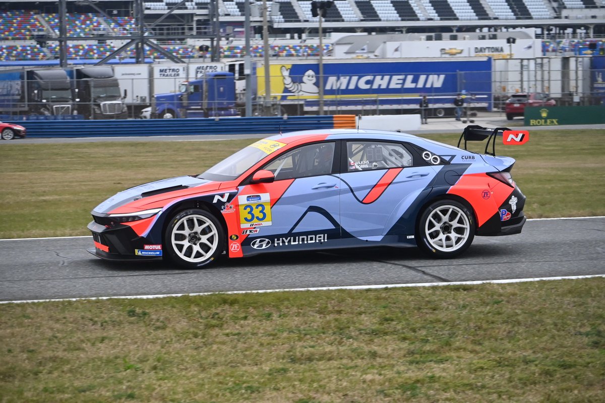 Michelin Pilot Challenge Session No. 1 is complete. <a href="/KohR_MS/">KohR Motorsports</a>' <a href="/BillyJRacing/">Billy Johnson</a> was fastest at 113.263 mph.
In TCR, <a href="/MWilkins/">Mark Wilkins</a> was fastest at 108.466 mph.