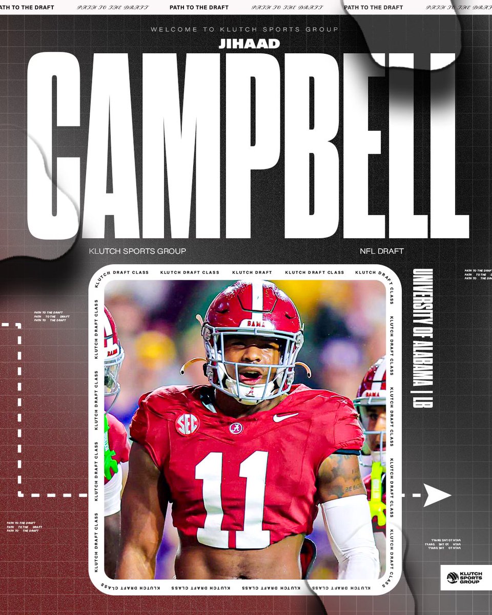 Welcome <a href="/RealJihaadC/">Jihaad Campbell</a> to our 2025 NFL
Draft Class!