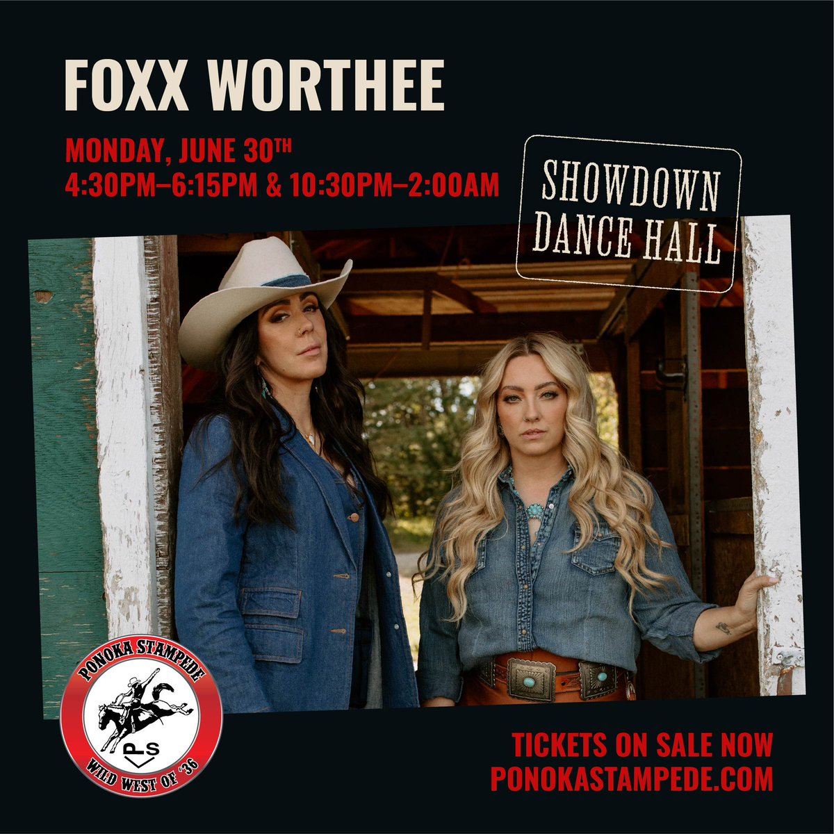 FOXX Worthee (@foxxworthee) on Twitter photo PONOKA! ….. We aren’t sure what had taken so long to invite us to the party, but we are sure glad to be coming.
They left us until the last day for a reason, you will need July 1 to recover. We can’t wait to see you.
<a href="/PonokaStampede/">Ponoka Stampede</a>
#rodeo #festival #party #Alberta #AB PONOKA! ….. We aren’t sure what had taken so long to invite us to the party, but we are sure glad to be coming.
They left us until the last day for a reason, you will need July 1 to recover. We can’t wait to see you.
<a href="/PonokaStampede/">Ponoka Stampede</a>
#rodeo #festival #party #Alberta #AB