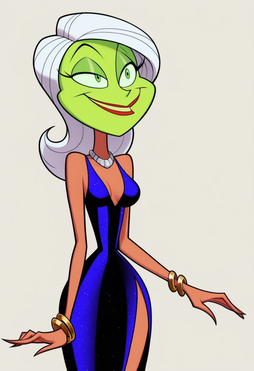 SheMaskMancer's tweet photo. This was supposed to be Mirage from Incredibles (one of my first attempts with IllustriousXL)...
The nonstandard look might appeal to some.
#aigenerated #AIイラスト #realshemask https://t.co/Wo7mKxp1mH