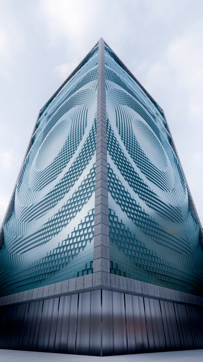 octogon3d's tweet photo. Four different configurations of the Kinetic Tower's adaptive facade. Which pattern is your favorite? 1-4?

What would you program this facade to display? 🤔

#genuary 2025 #genuary #genuary20 #parametricarchitecture #Blender #GeometryNodes #kineticarchitecture https://t.co/TgsiSIE4MK