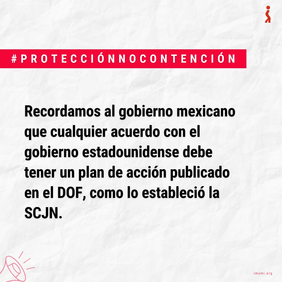 IMUMIDF's tweet photo. #ProtecciónNoContención
📣 En oct 2022, la @SCJN resolvió que @GobiernoMX incurrió en omisiones en la protección de las personas devueltas a México bajo #MPP, al no contar con un proceso claro de protección, no publicarlo en el #DOF y no incorporar una perspectiva de género, derivando en actos violentos hacía esta población y sin acceso a la justicia, por lo que de aceptar su reinstalación deberá publicar el plan de protección bajo los lineamientos establecidos por la SCJN.
👉🏾 https://t.co/TXfhE9qSfV