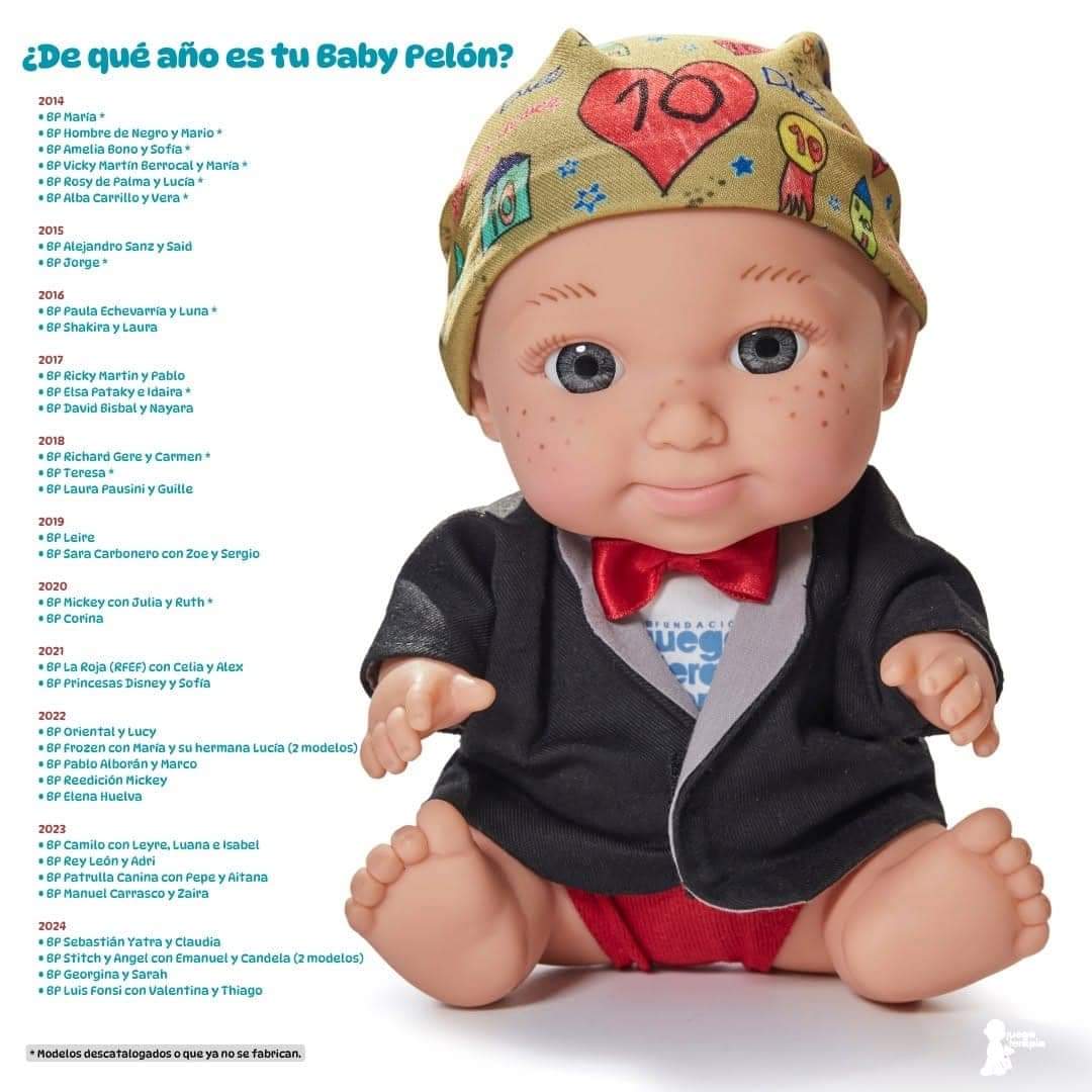 🗣️ Atentos, coleccionistas de #BabyPelonesJT
Ya vais a poder saber cuántos de ellos tenéis y en qué año fue su lanzamiento. 
37 BabyPelones en #LaColecciónMásBonitaDelMundo🩷de <a href="/juegaterapia/">Fundación Juegaterapia</a> 
Y, próximamente, llega el siguiente🥰
<a href="/AlejandroSanz/">Alejandro Sanz</a> 
<a href="/LFdCesmas/">LaFuerzadelCorazón</a> 
#10AñosBabyPelones