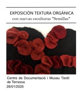 dnettlet's tweet photo. Inauguration next Sunday 26th of January of a new exhibition of my daughter Susana in the emblematic Textile Museum of Terrassa... https://t.co/ii87ahLEdG https://t.co/zQv1DAMEGs