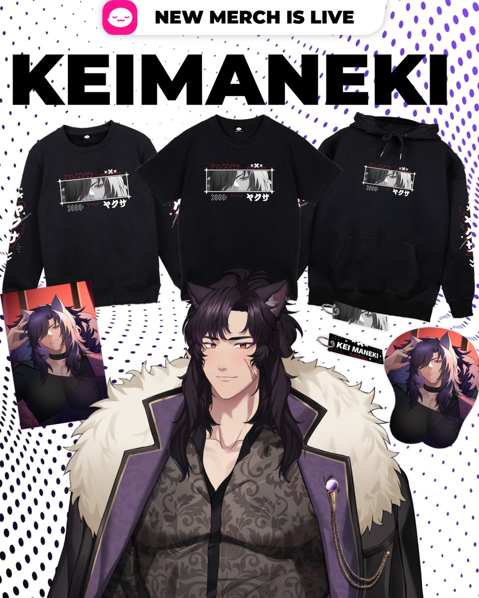 KeiManeki's tweet photo. YO GUYS! THANKS TO @shopuwumarket I GOT ANOTHER DROP!

FEATURING..... MY VERY OWN BOOBA MOUSE PAD

IF U WANT MY TITS SUPPORTING YOUR WRIST (As well as the cool art for Tags, posters and shirts/hoodies

GO GET MAH MERCH NOW 
(⛓️ down below) https://t.co/CfV7o3wXUR