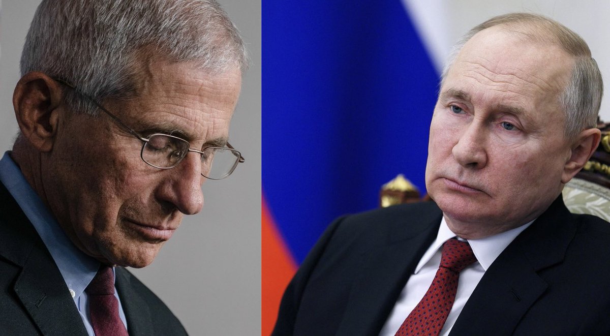 CilComLFC's tweet image. BREAKING: Vladimir Putin is reportedly seeking to have Anthony Fauci EXTRADITED to Russia to face COVID-era ‘Crimes Against Humanity’ Charges as part of a Deal to end the War in Ukraine.

This is HUGE!