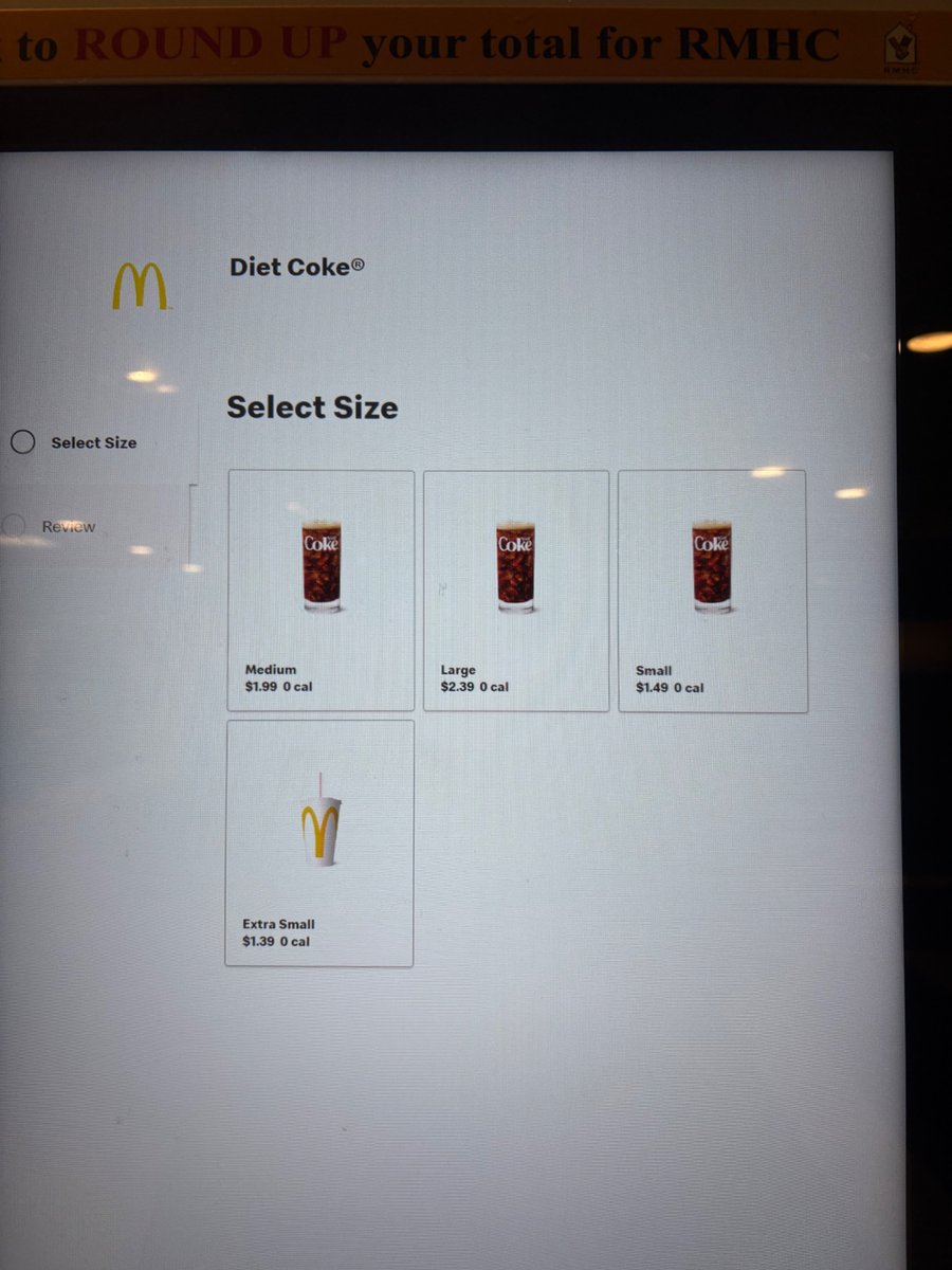 burdbran's tweet photo. This tr*mps America now I guess  @McDonalds https://t.co/TU32lWMood