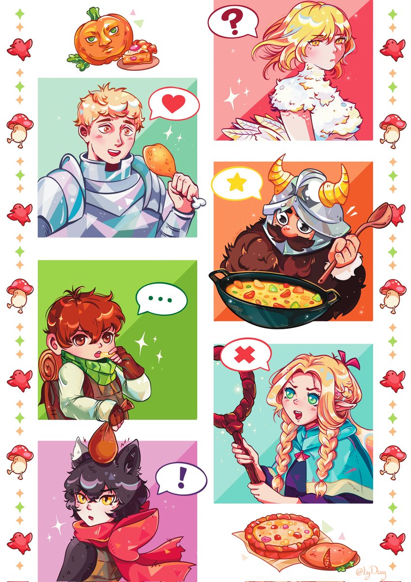 Tenía muchísimas gracias de terminar esta print🍗🍲🍽️

#dungeonmeshifanart