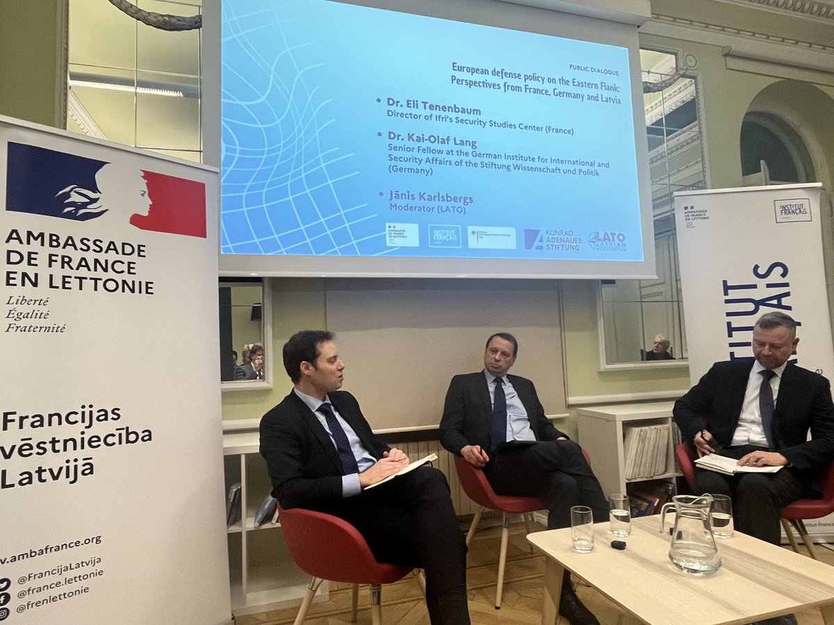 Manuel Lafont Rapnouil (@mlafontrapnouil) on Twitter photo 1/4 The debate on "European Defense Policy on the Eastern Flank: Perspectives from #France, #Germany, and #Latvia" hosted by <a href="/if_lettonie/">Institut français LV</a> earlier this week was a useful and precise contribution to understanding the evolution of defence policies accross Europe since February 2022. 1/4 The debate on "European Defense Policy on the Eastern Flank: Perspectives from #France, #Germany, and #Latvia" hosted by <a href="/if_lettonie/">Institut français LV</a> earlier this week was a useful and precise contribution to understanding the evolution of defence policies accross Europe since February 2022.